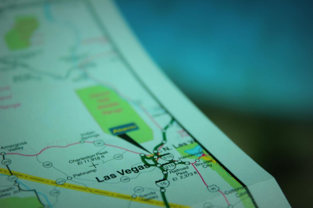 A map showcasing infrastructure development projects across Nevada — Paul For Nevada economic growth