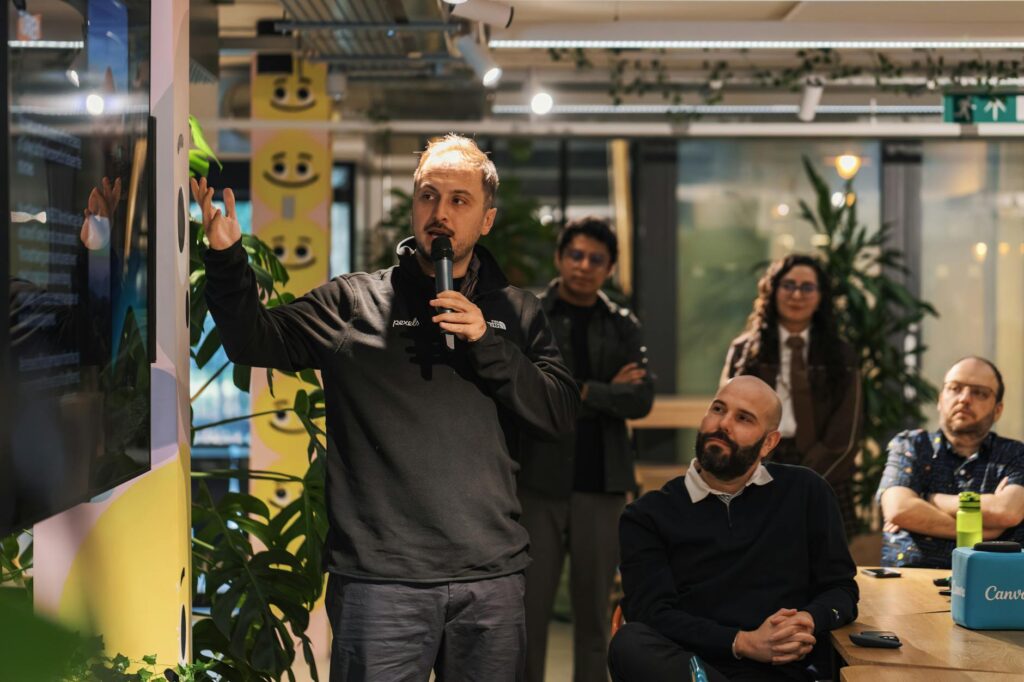 A workshop setting with employees engaged in energy efficiency training activities. — train employees energy efficiency …