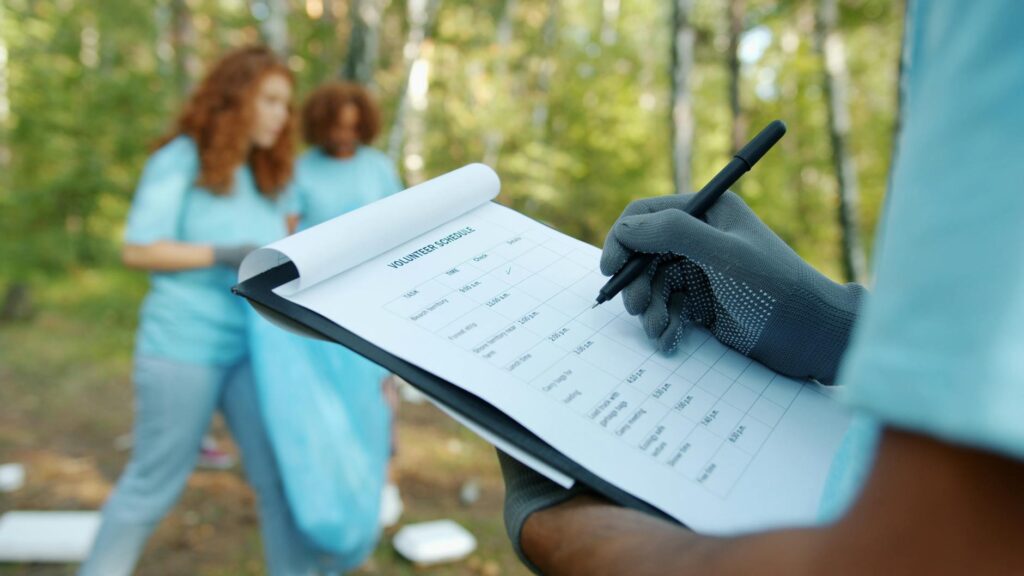 Community members participating in a local clean-up event to support environmental issues in Nevada. — Paul For Nevada c…