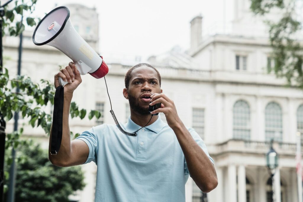 Image of Paul speaking at a campaign rally, showcasing community engagement. — Paul For Nevada 2026 elections