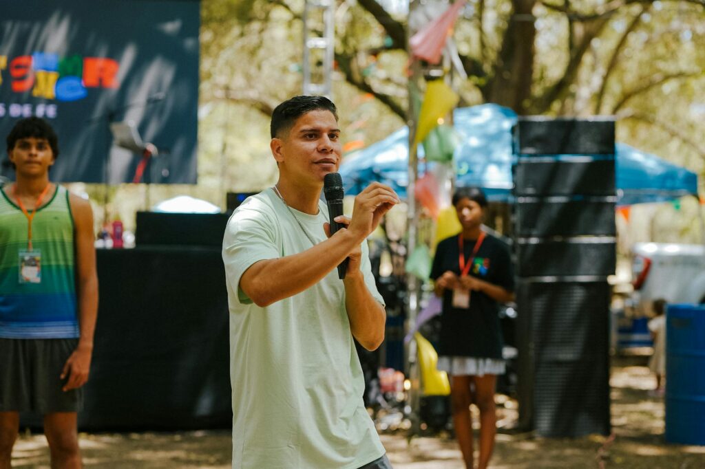 Image of Paul speaking at a community event, showcasing his leadership skills. — reasons to support Paul For Nevada