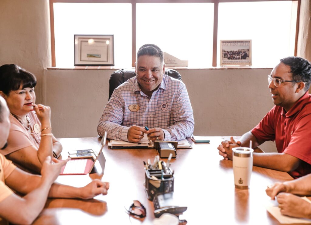 Image of a community meeting discussing Paul For Nevada policies
