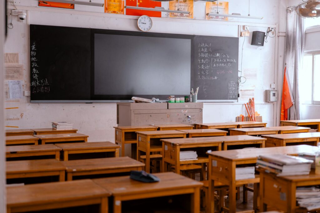 A classroom setting illustrating the need for educational improvements. — Paul For Nevada education reform