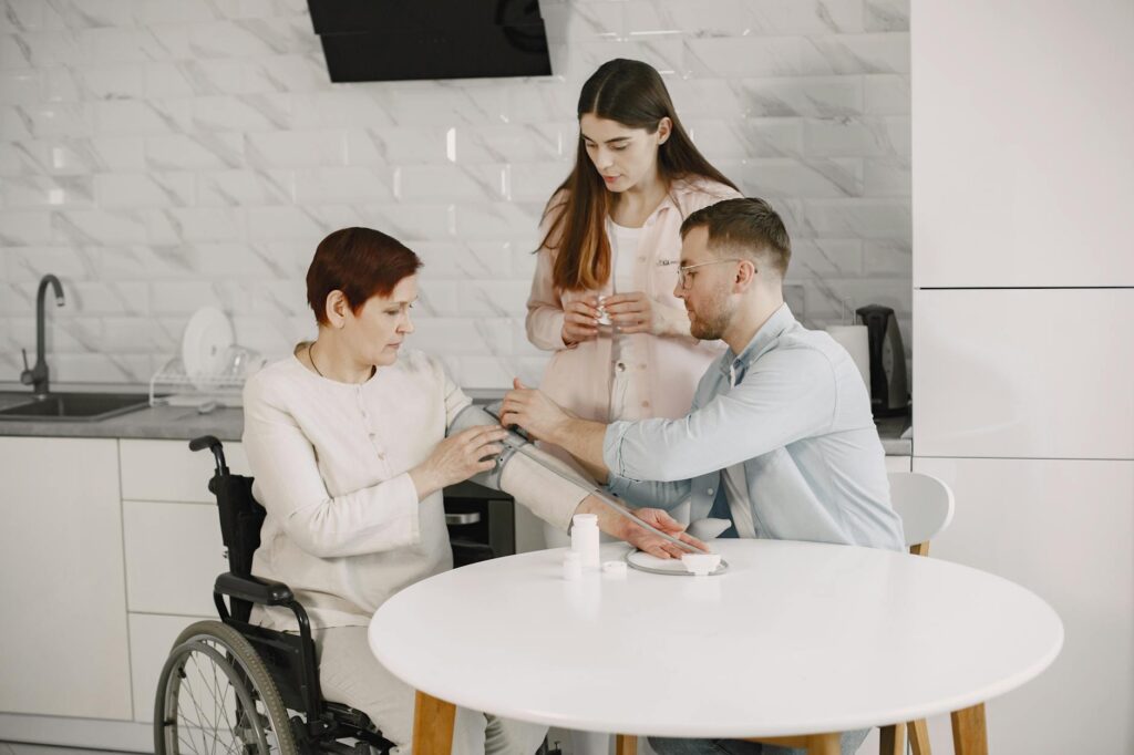A family discussing healthcare options, symbolizing access to affordable care. — Paul For Nevada campaign promises