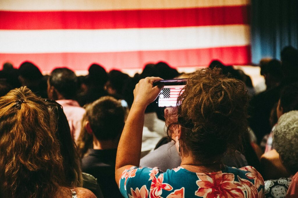 A photo of Paul For Nevada engaging with supporters at a social media event — Paul For Nevada social media