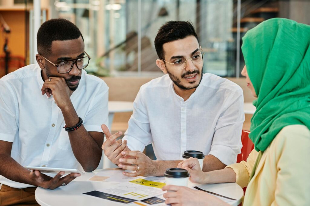 An image of a team meeting discussing voter engagement tactics. — Paul For Nevada 2026 election strategy