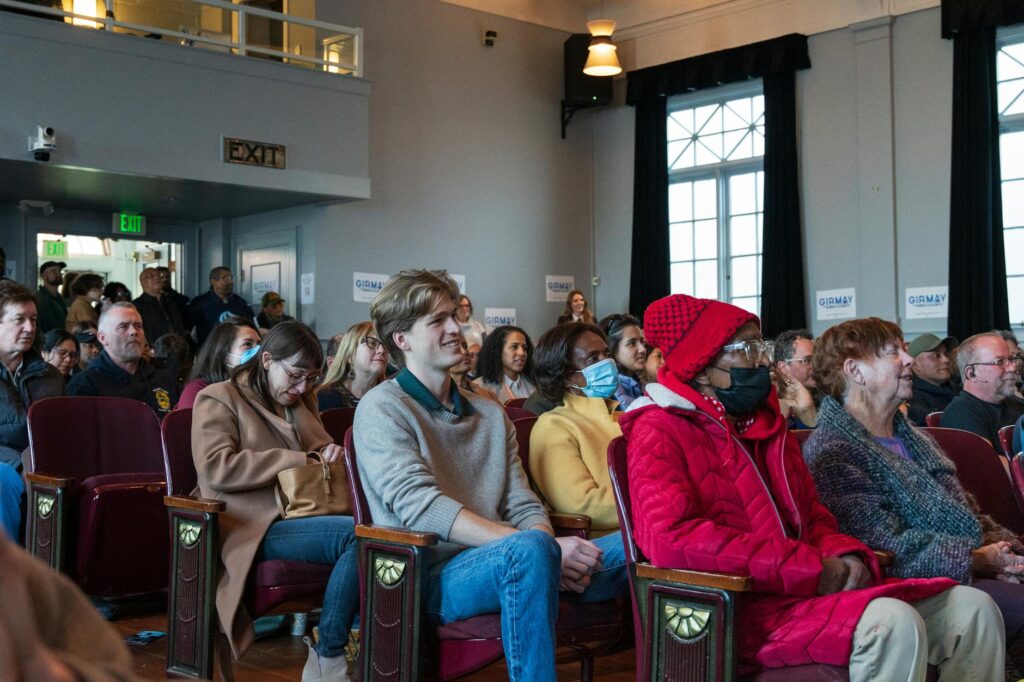 Community members engaging in a town hall meeting about housing policies. — Paul For Nevada housing affordability