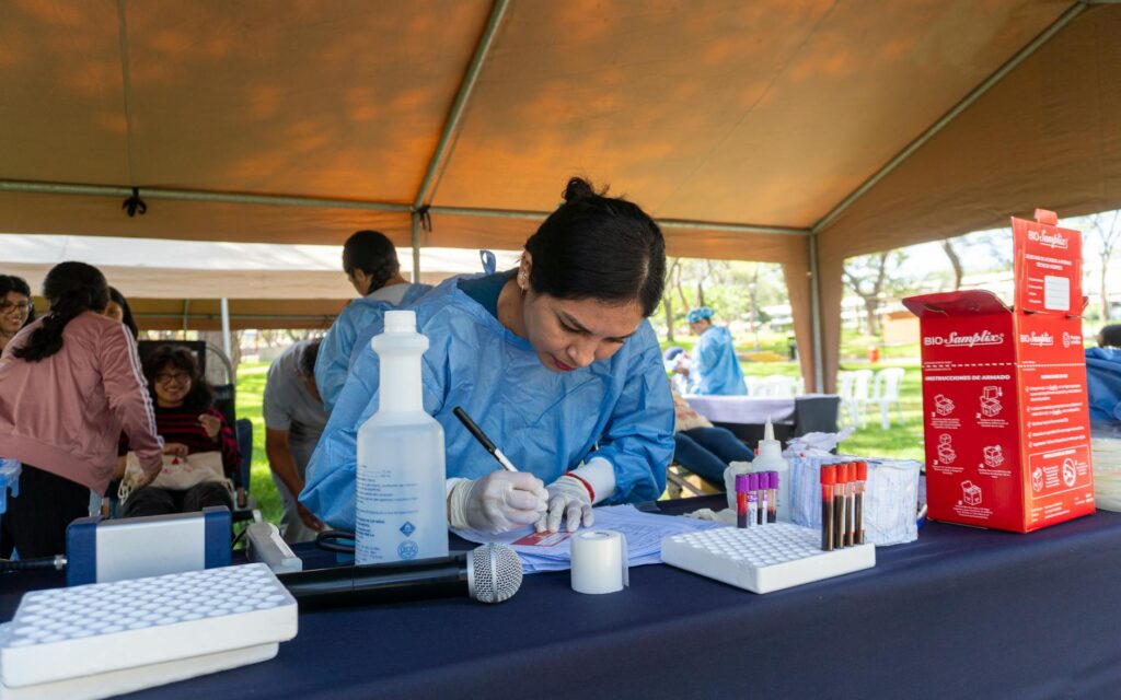 Photo of Nevada residents participating in a community healthcare event. — Paul For Nevada healthcare