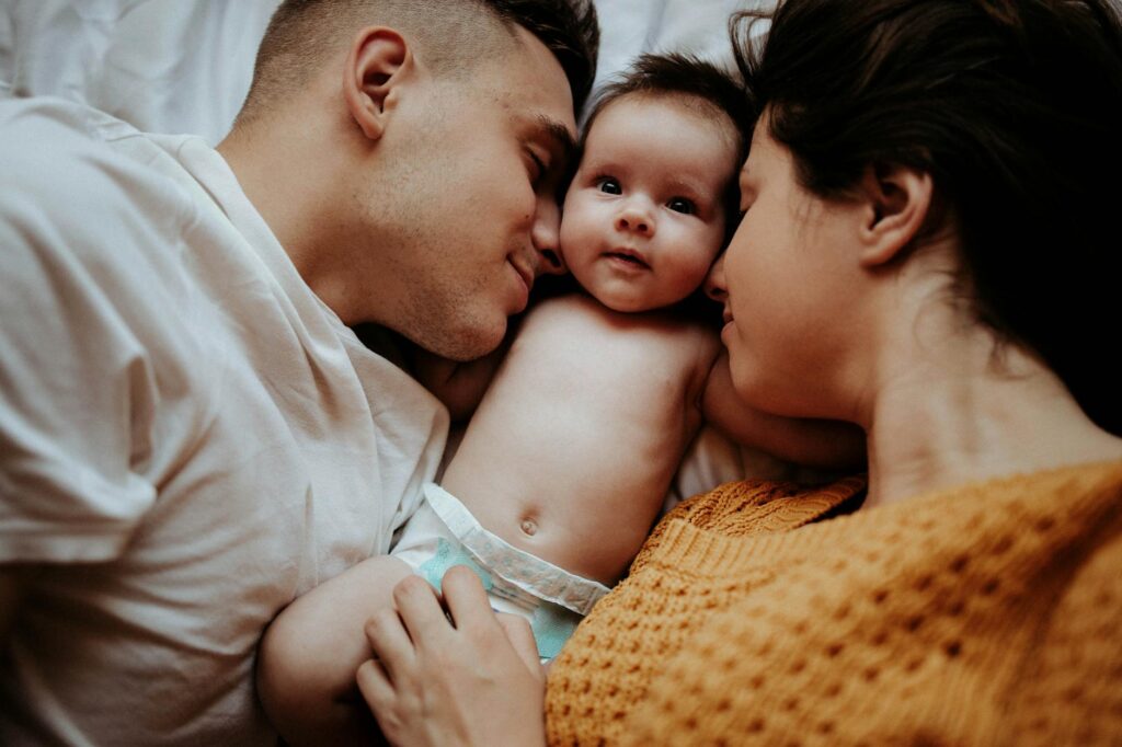 Photo of a family benefiting from affordable healthcare initiatives — Paul For Nevada healthcare policy