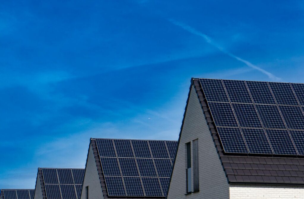 Photograph of solar panels installed on a Nevada residence, demonstrating sustainable energy in action. — Paul For Nevad…