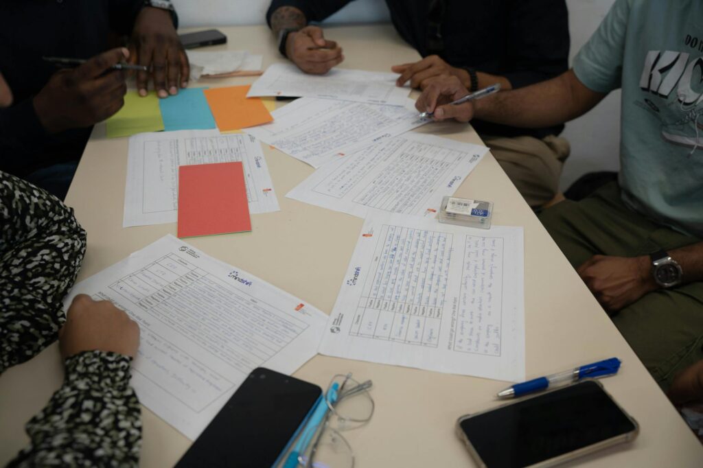 Volunteers at a Paul For Nevada workshop, collaborating and sharing ideas. — Paul For Nevada events