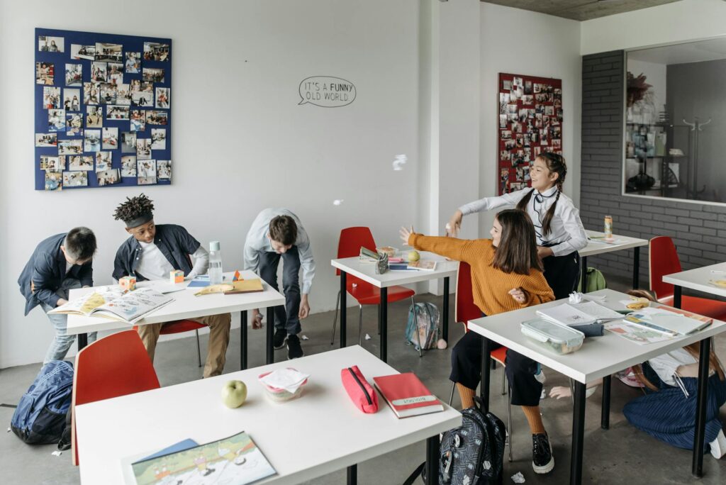 A photo of a diverse classroom representing Nevada's student population. — Paul For Nevada education reforms