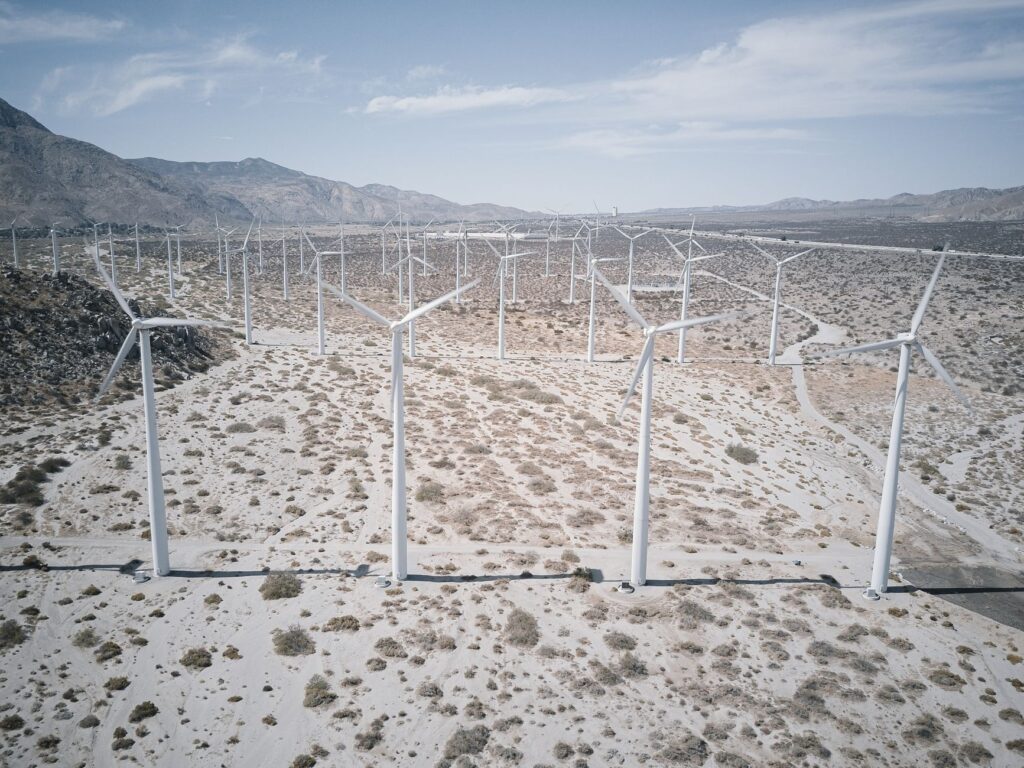 An aerial view of a green business in Nevada utilizing eco-friendly practices. — Paul For Nevada environmental policies