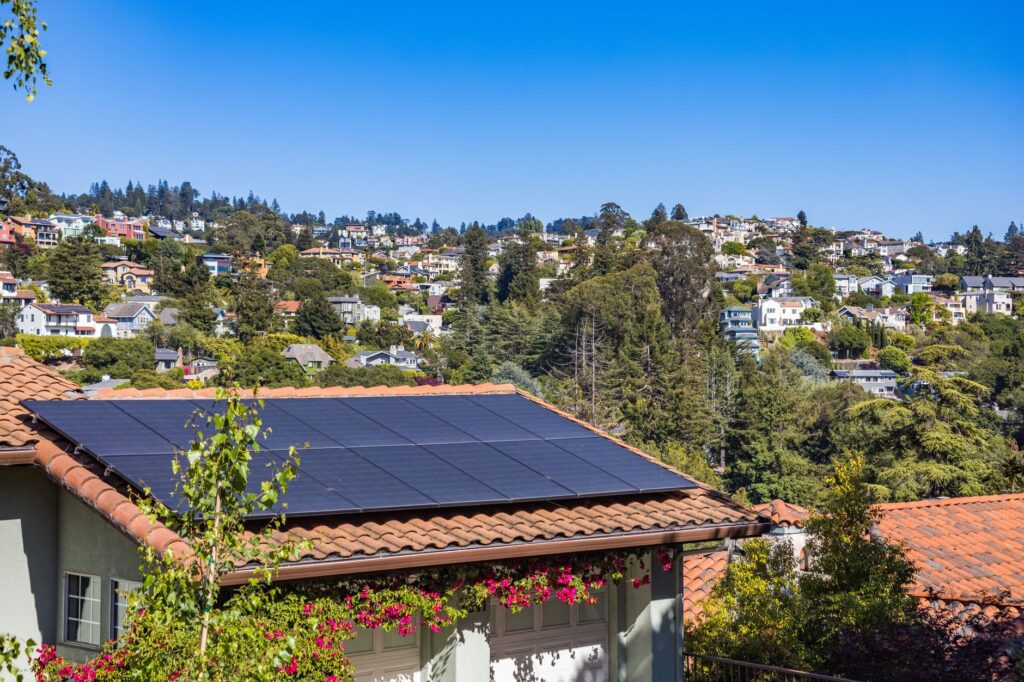 An image of solar panels installed on homes in Nevada. — Paul For Nevada renewable energy