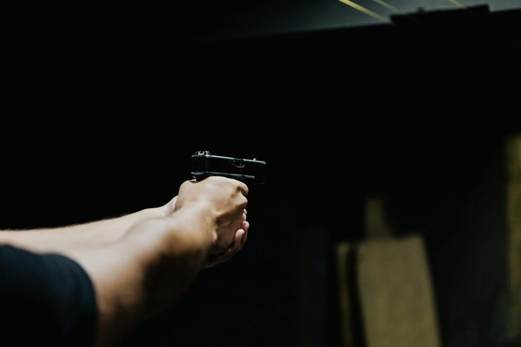 Photo of a community meeting discussing gun control issues related to Paul For Nevada gun control stance.
