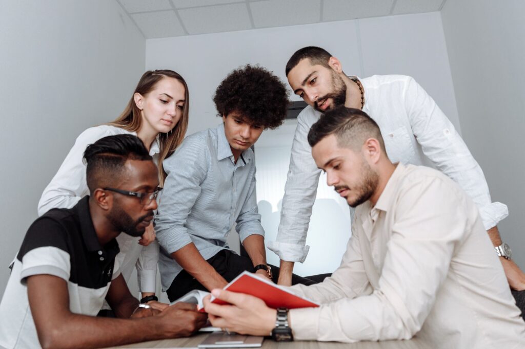A group of diverse individuals collaborating on community projects. — Paul For Nevada community initiatives