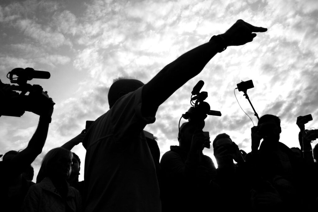 A media coverage montage showcasing reactions to campaign events, highlighting Paul For Nevada community reactions