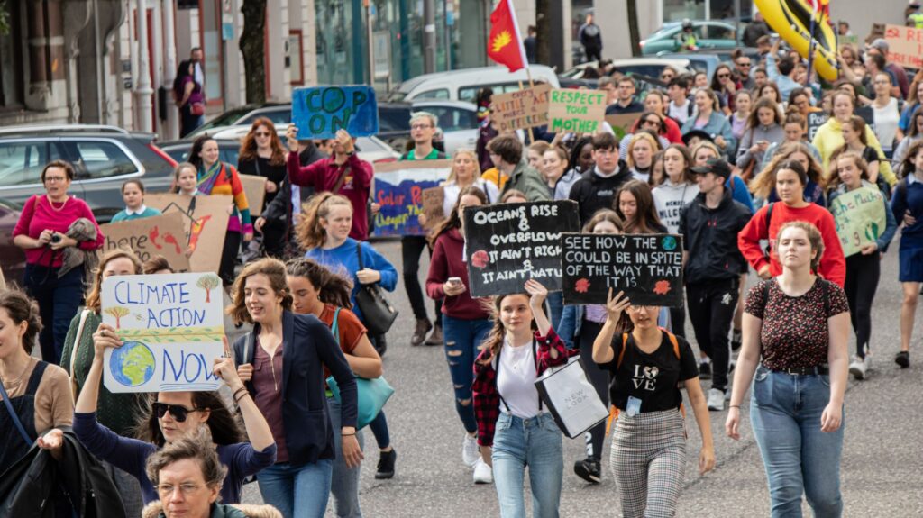 A photo of a community event focused on sustainability and climate change awareness — Paul For Nevada climate change pol…