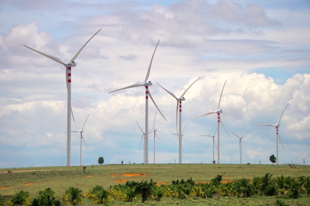 A wind farm representing renewable energy policies advocated by Paul. — Paul For Nevada policies