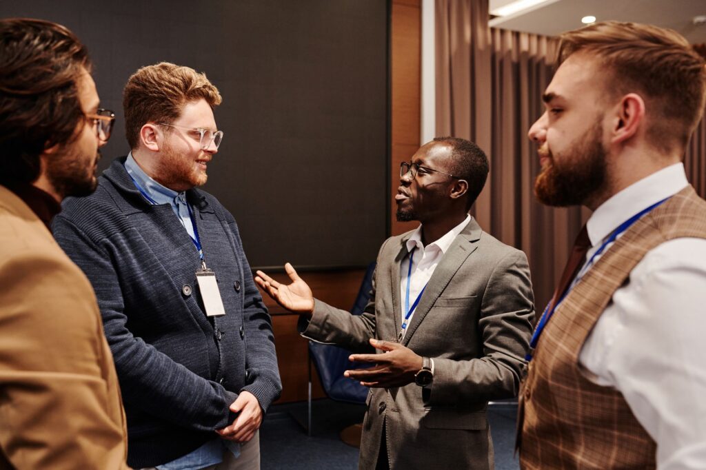 Paul interacting with Nevada political leaders during a roundtable discussion. — Paul For Nevada interview