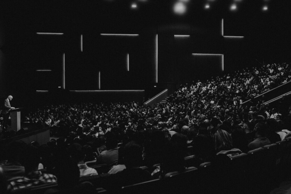 A photo of a Nevada town hall meeting discussing healthcare and education. — 2026 Nevada election issues