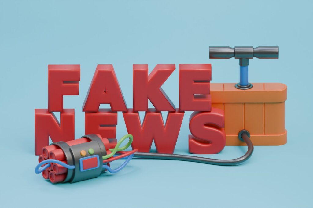 An image depicting the challenges of misinformation in social media politics. — Paul For Nevada social media strategy