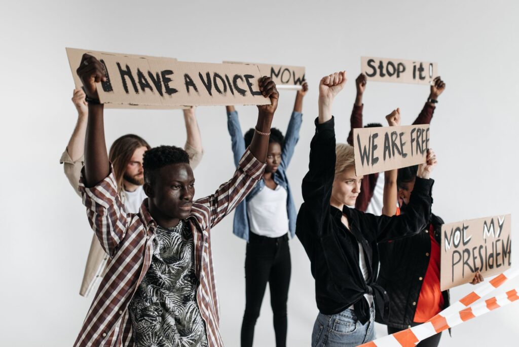 An image of a diverse group of residents advocating for affordable housing. — Paul For Nevada housing affordability