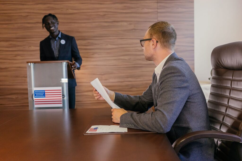An image showing Paul For Nevada participating in a political debate. — Paul For Nevada background