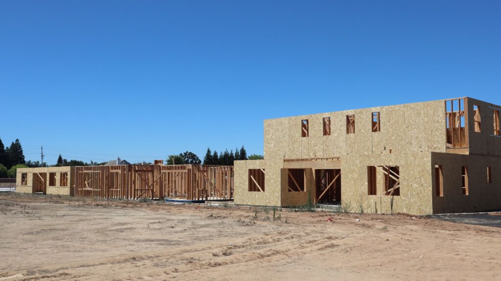 Before-and-after images of a local development project highlighting Paul For Nevada community development