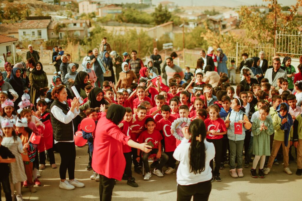 Children and families participating in a fun community event supporting Paul For Nevada. — Paul For Nevada community events