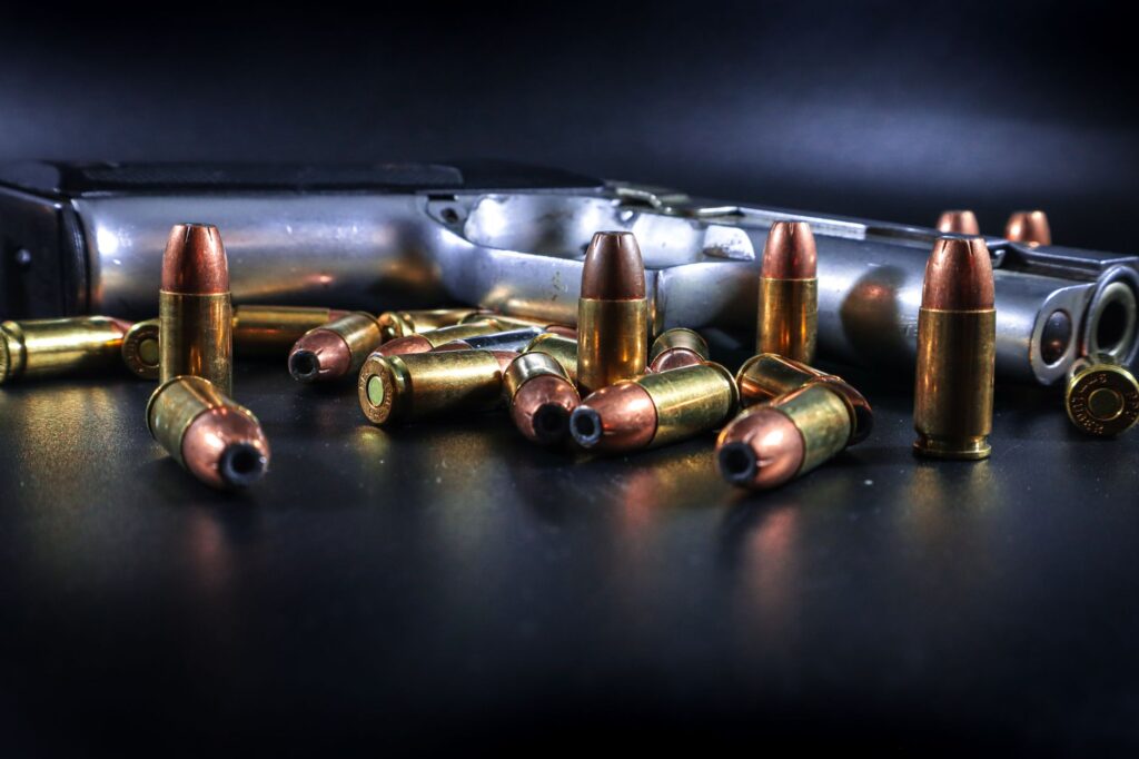 Infographic depicting recent statistics on gun laws and crime rates in Nevada, highlighting Paul For Nevada gun control initiatives.