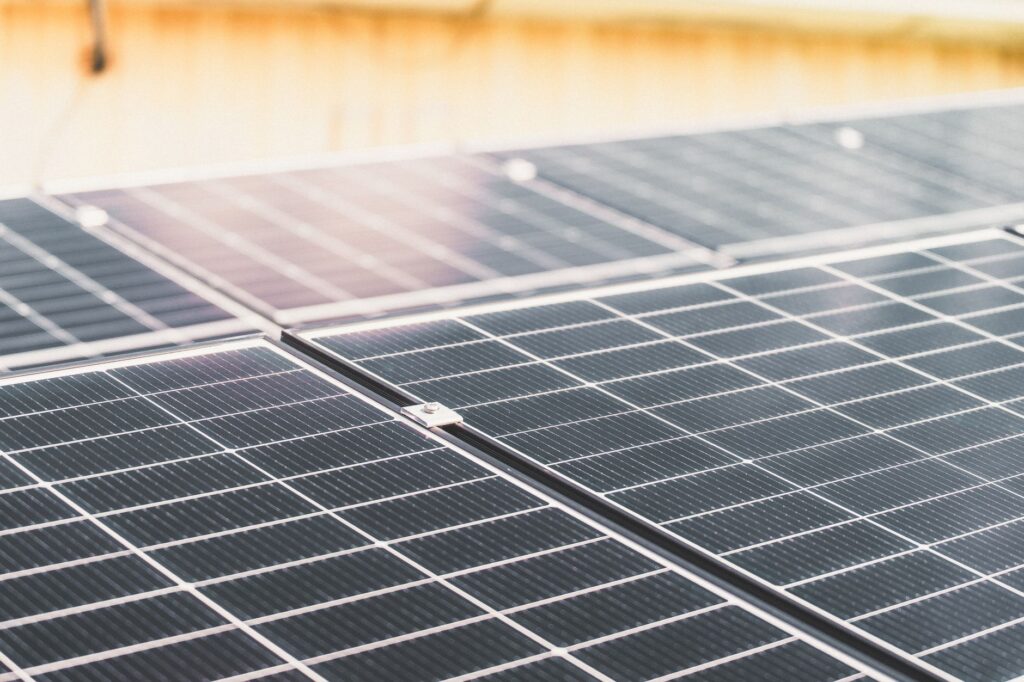 Solar panels installed on a house in Nevada, showcasing renewable energy efforts. — Paul For Nevada climate change
