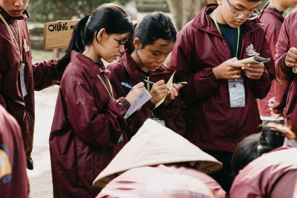 Students participating in a hands-on learning activity. — Paul For Nevada education reform